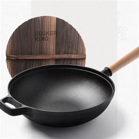 cast iron wok for gas stove